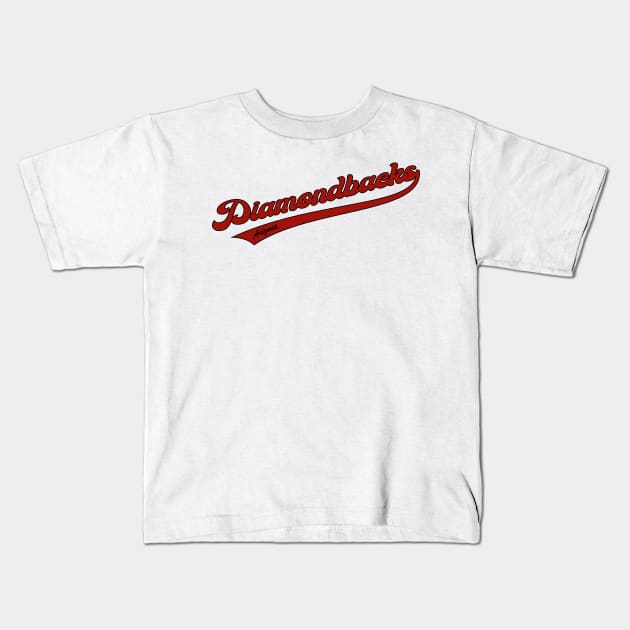 Arizona Diamondbacks Kids T-Shirt by Cemploex_Art